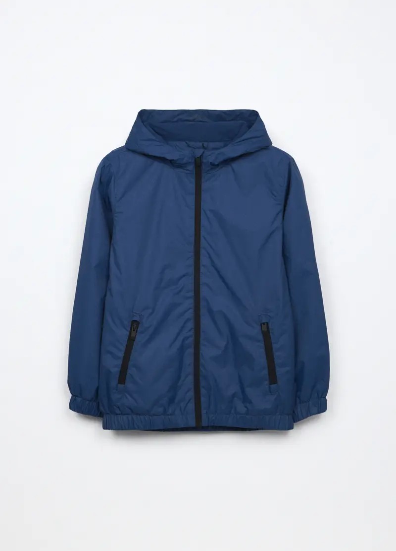 Blukids, Giacca A Vento Con Cappuccio Ragazzo, Bambino, Blu Bluette, Taglia: 10-11