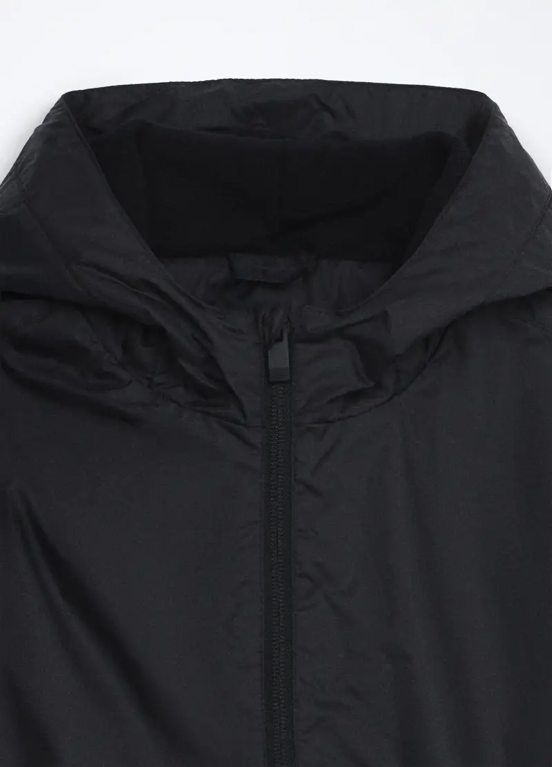 Blukids, Giacca A Vento Con Cappuccio Ragazzo, Bambino, Nero, Taglia: 10-11 miniatura 2