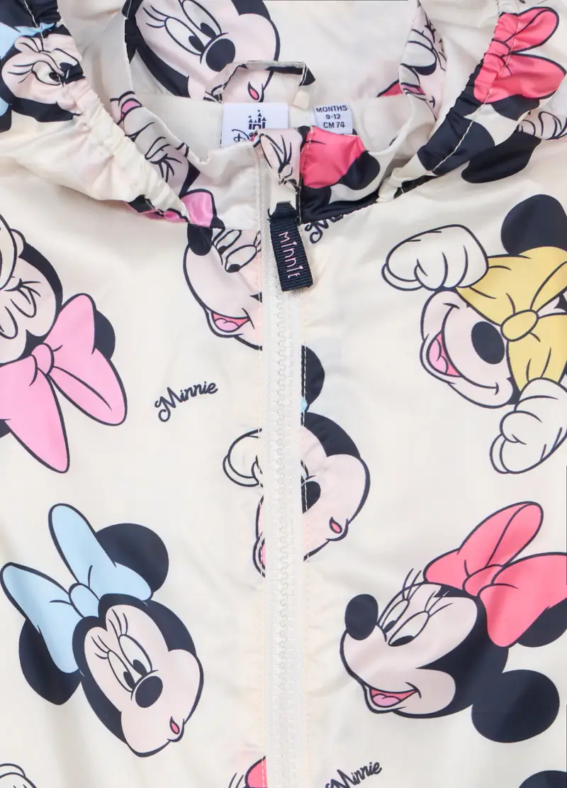 Giacca A Vento Disney Con Cappuccio Bimba, Bambina, Bianco miniatura 3