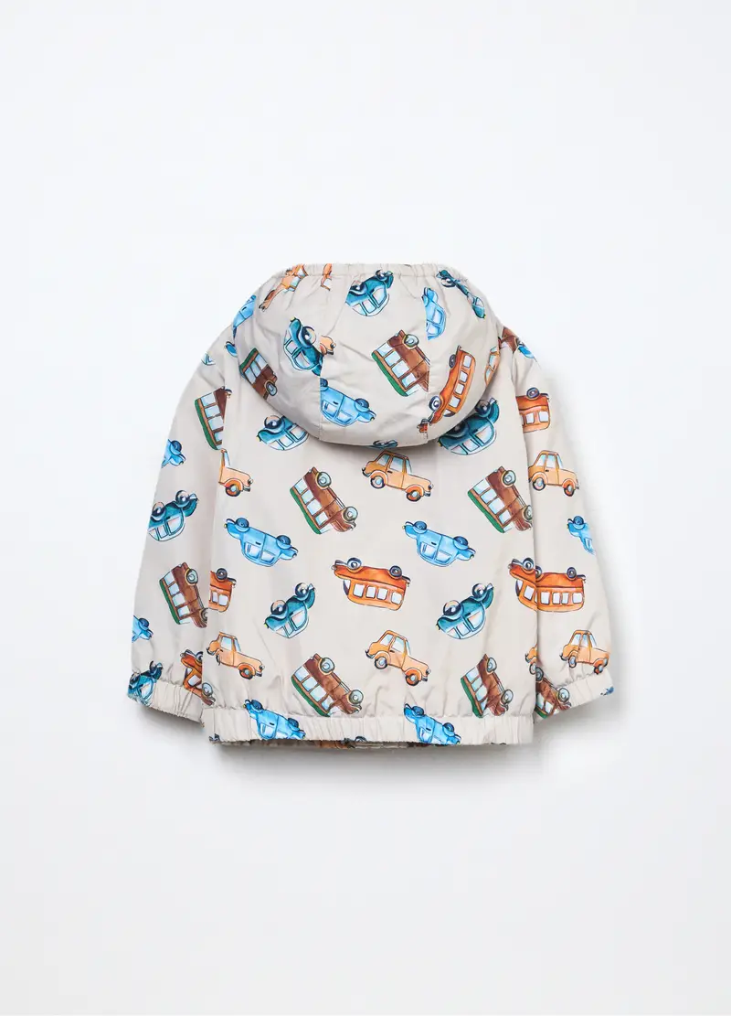Giacca A Vento Impermeabile Neonato, Bambino, Beige chiaro miniatura 2