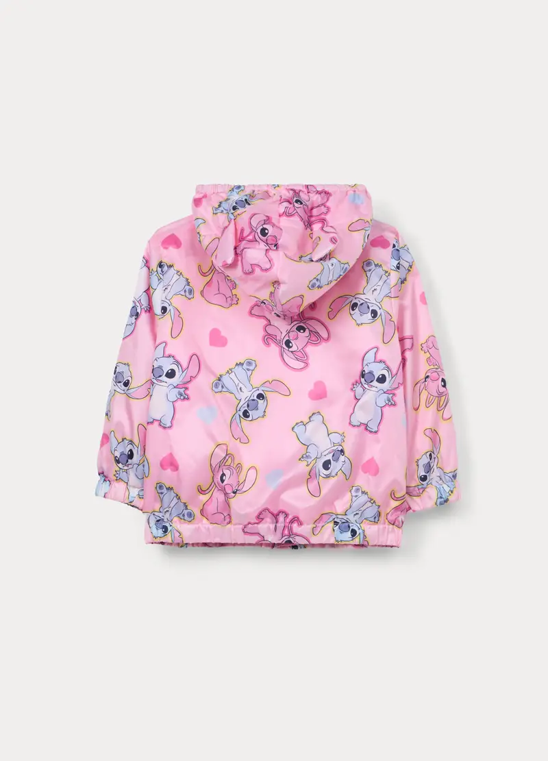 Giacca A Vento Lio & Stitch Con Cappuccio Bimba, Bambina, Azzurro chiaro miniatura 2