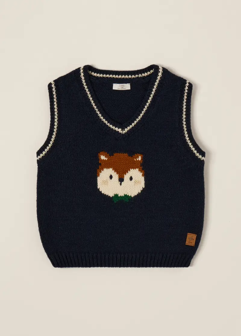 Blukids Gilet Neonato Blu 4287992 miniatura 2