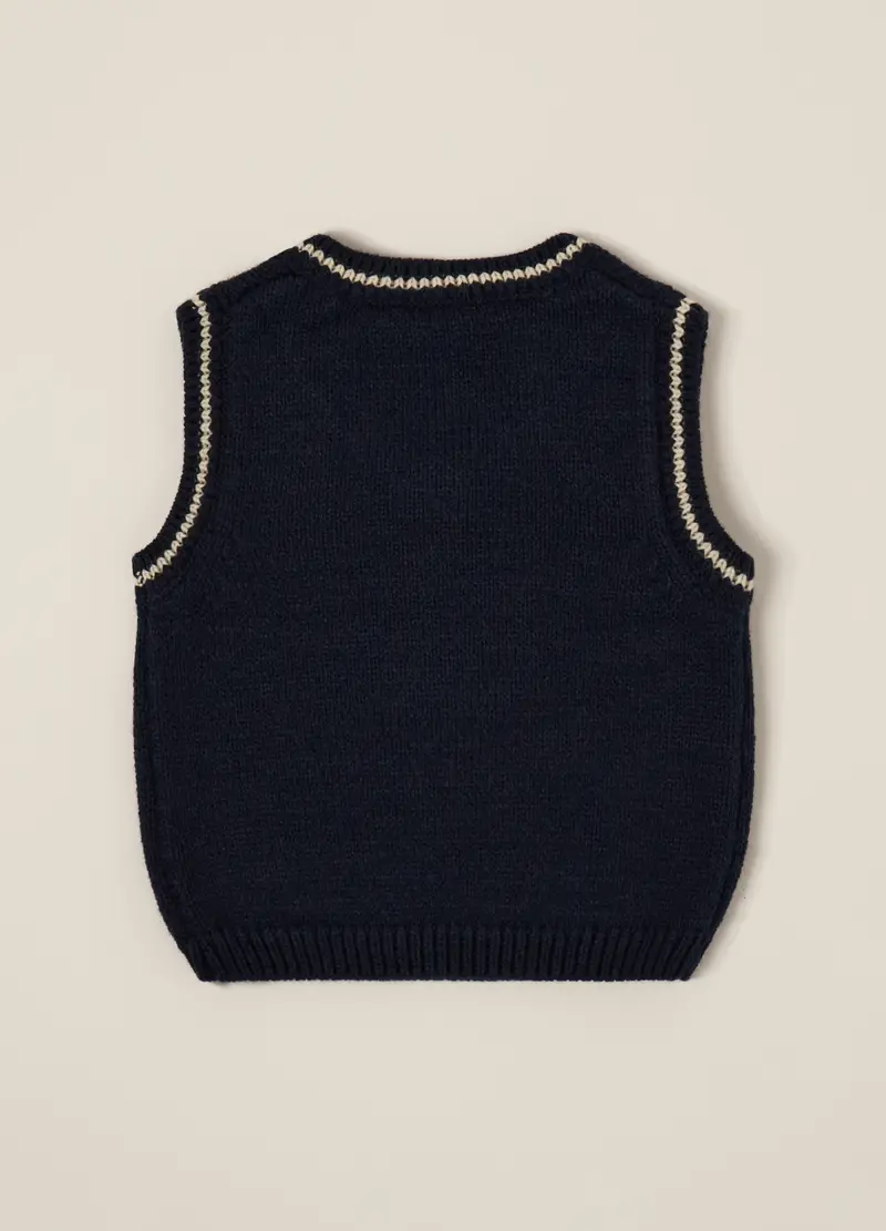 Blukids Gilet Neonato Blu 4287992 miniatura 3