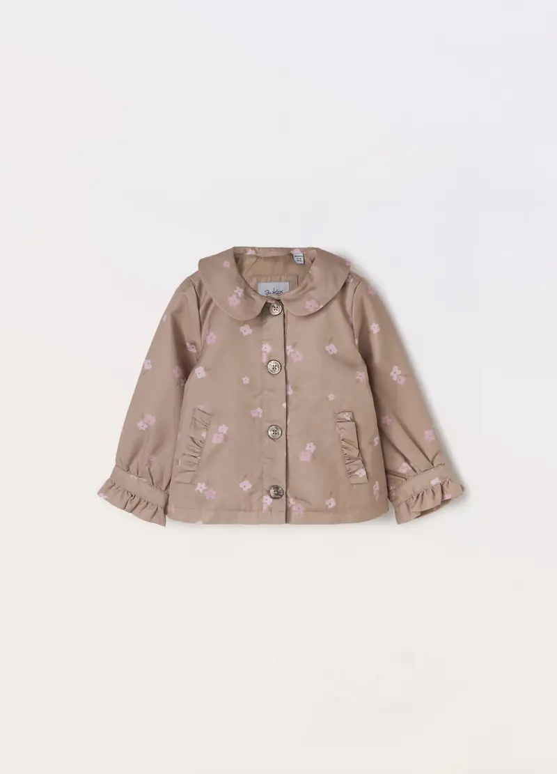 Blukids, Giubbino Con Stampa Neonata, Bambina, Beige chiaro, Taglia: 9-12
