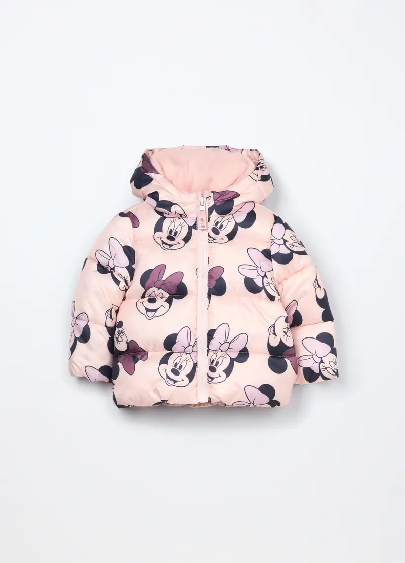 Giubbino Imbottito Con Cappuccio Neonata, Bambina, Rosa chiaro