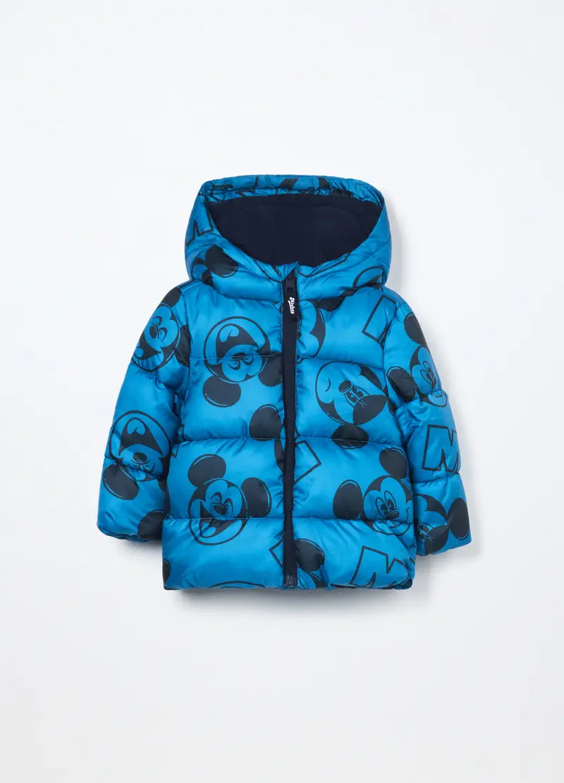 Giubbino Imbottito Con Cappuccio Neonato, Bambino, Azzurro cielo