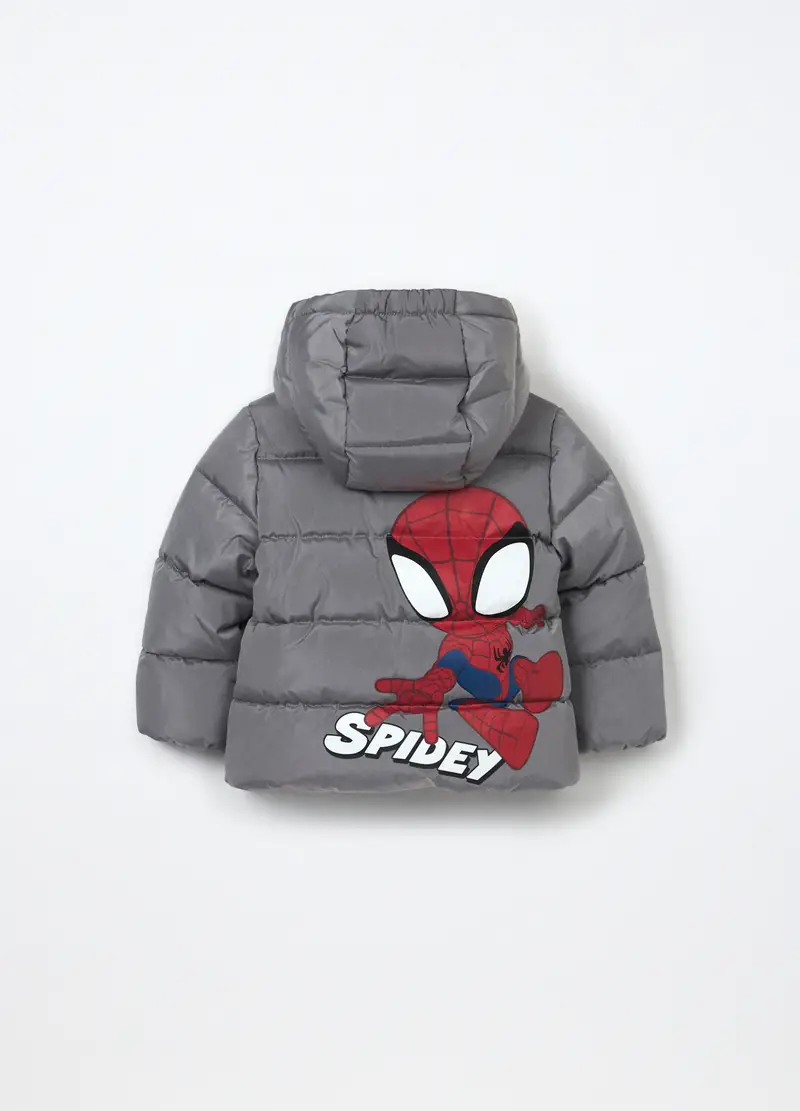 Giubbino Imbottito Con Cappuccio Neonato, Bambino, Grigio chiaro miniatura 2