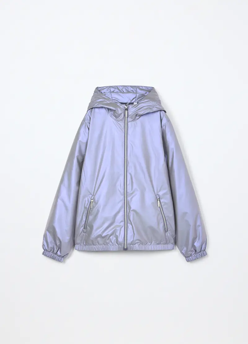 Giubbino Imbottito Con Cappuccio Ragazza, Bambina, Viola lilla