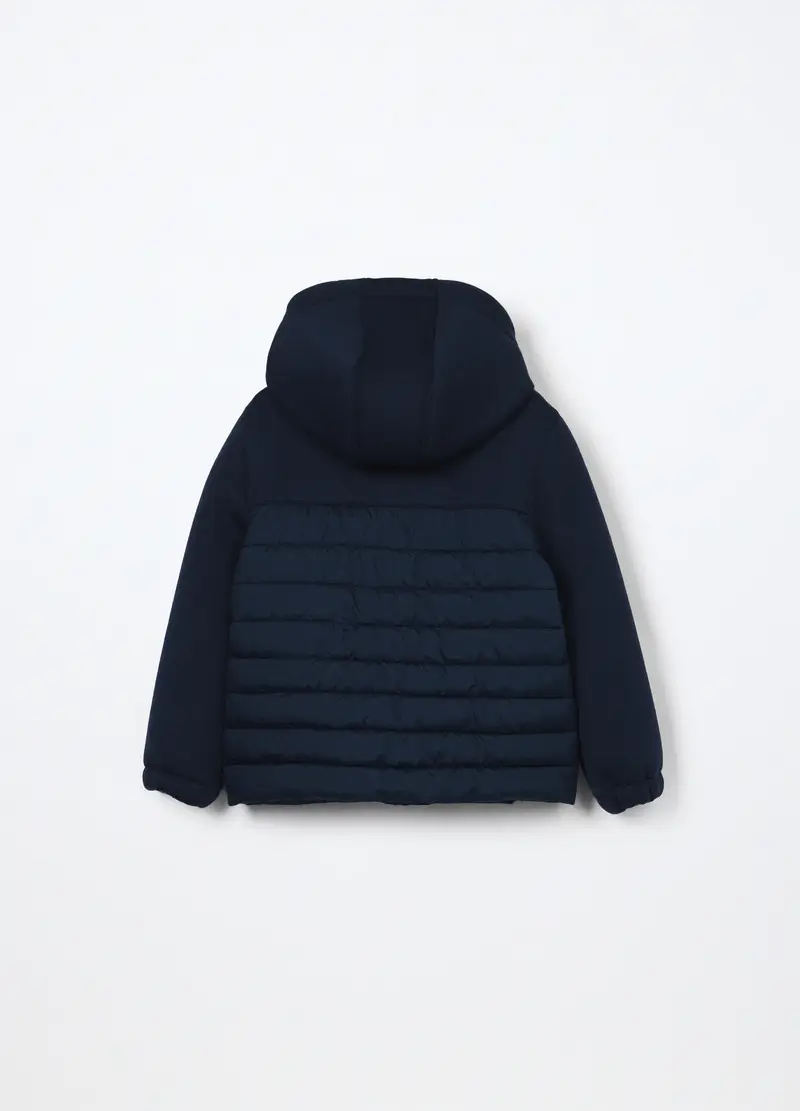 Giubbino Imbottito Full Zip Bambino, Blu scuro miniatura 2