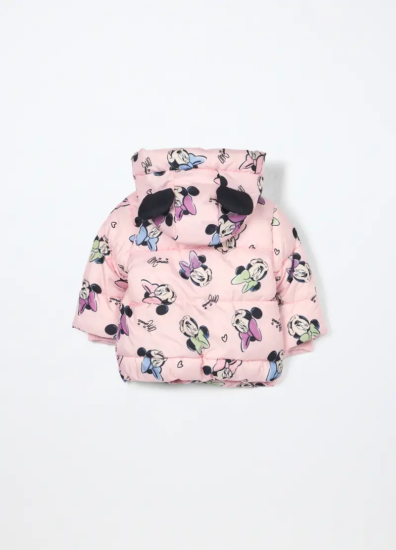Giubbino Imbottito Minnie Con Cappuccio Neonata, Rosa miniatura 2