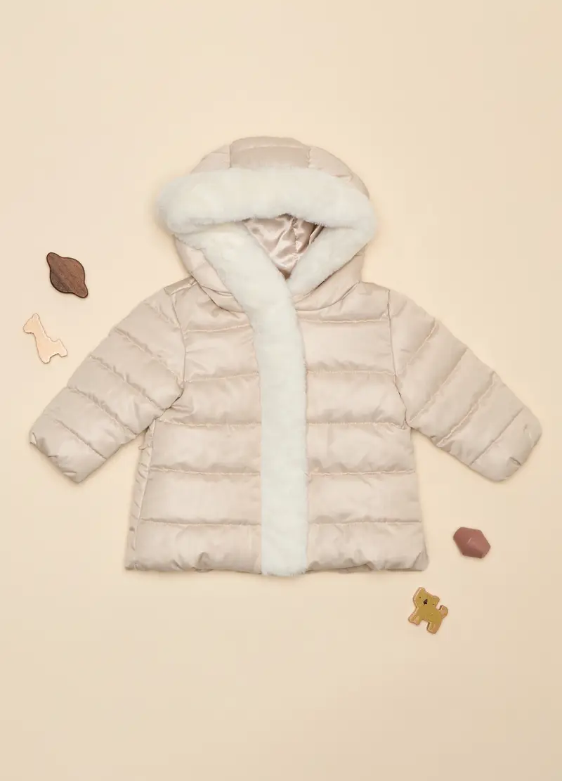 Giubbino Imbottito, Neonata, Beige chiaro