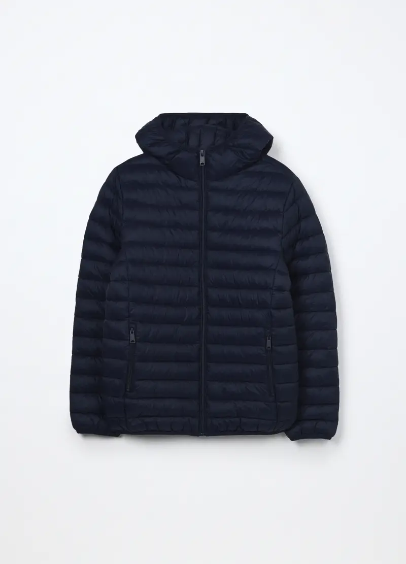 Giubbino Imbottito Ragazza, Bambino, Blu scuro