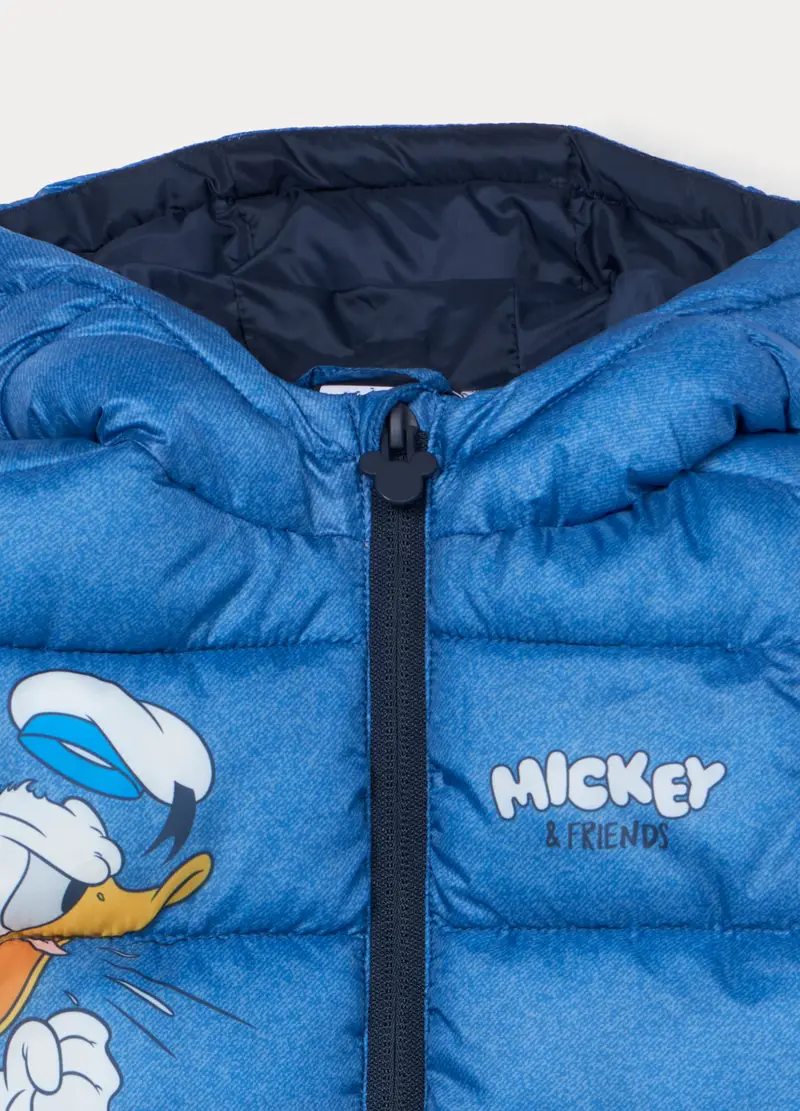 Giubbino Imbottito Smanicato In Taffetà Disney Bimbo, Bambino, Blu elettrico miniatura 3