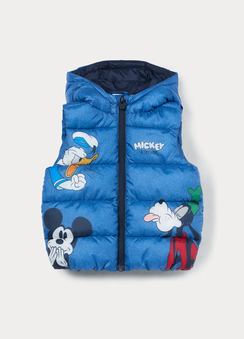 Giubbino Imbottito Smanicato In Taffetà Disney Bimbo, Bambino, Blu elettrico