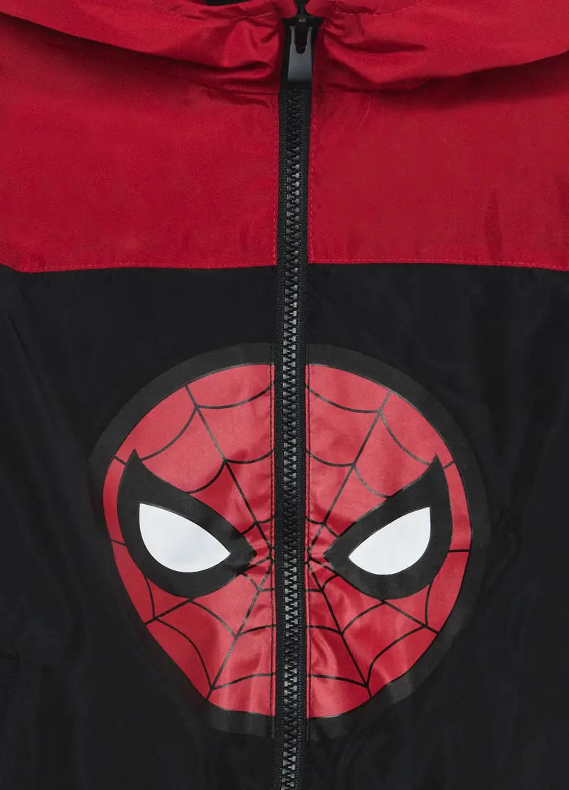 Giubbino Impermeabile Spider-man Bambino, Nero/Rosso miniatura 3