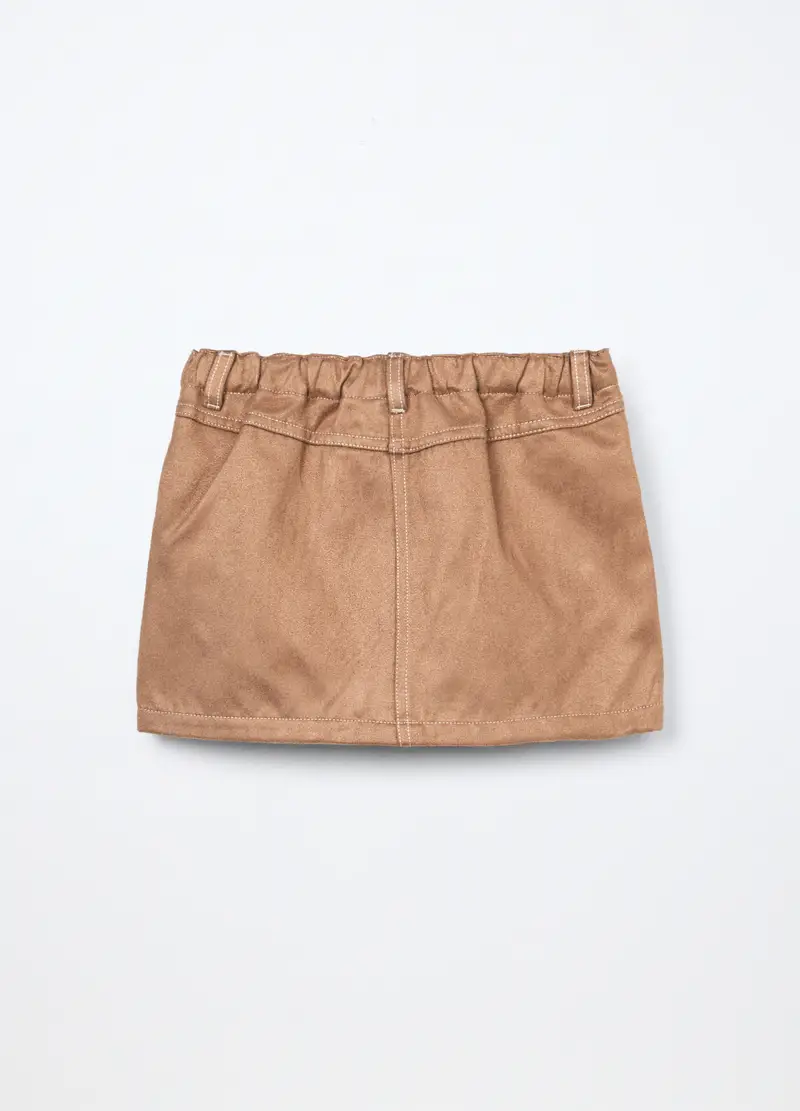 Gonna Corta Bambina, Beige miniatura 2