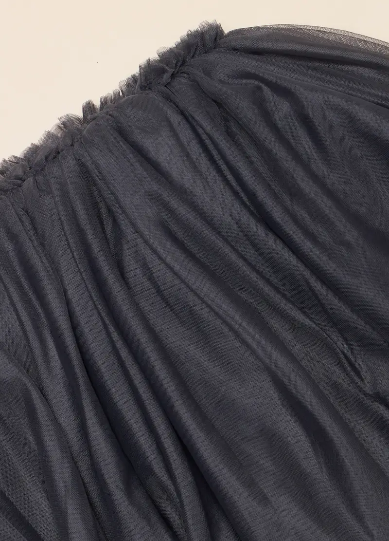 Gonna In Tulle, Bambina, Grigio scuro miniatura 2