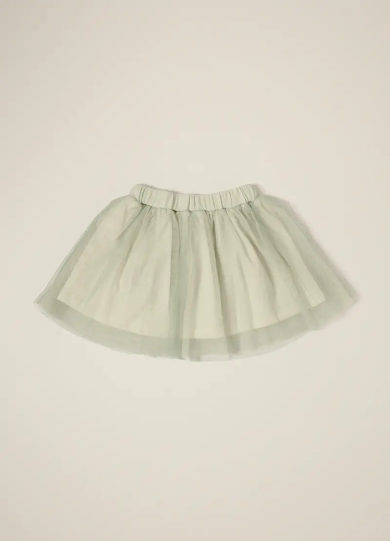 Gonna In Tulle Iana Neonata, Verde chiaro miniatura 2