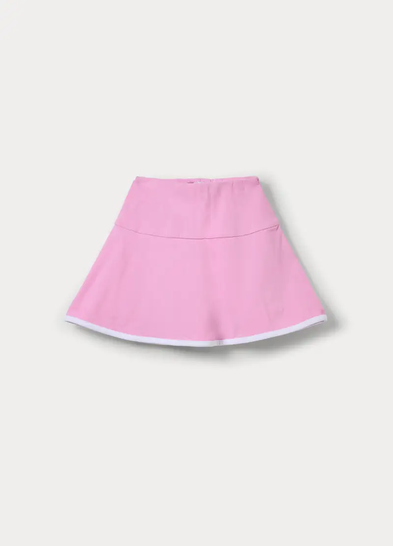 Gonna Pantalone In Jersey Bambina, Rosa chiaro