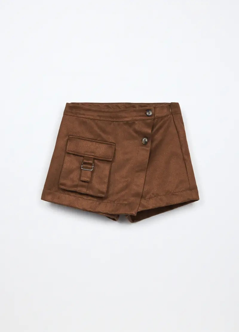 Gonna Pantalone Ragazza, Bambina, Marrone cioccolato