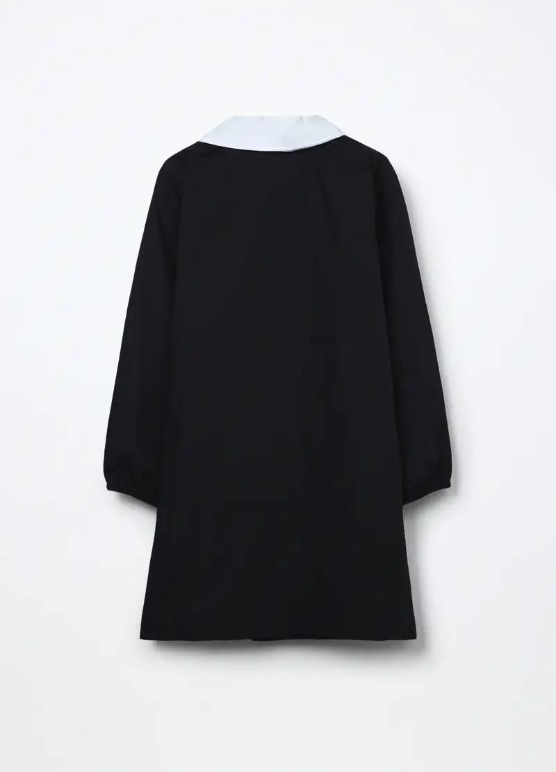 Grembiule Con Apertura A Bottoni Bambino, Nero miniatura 2