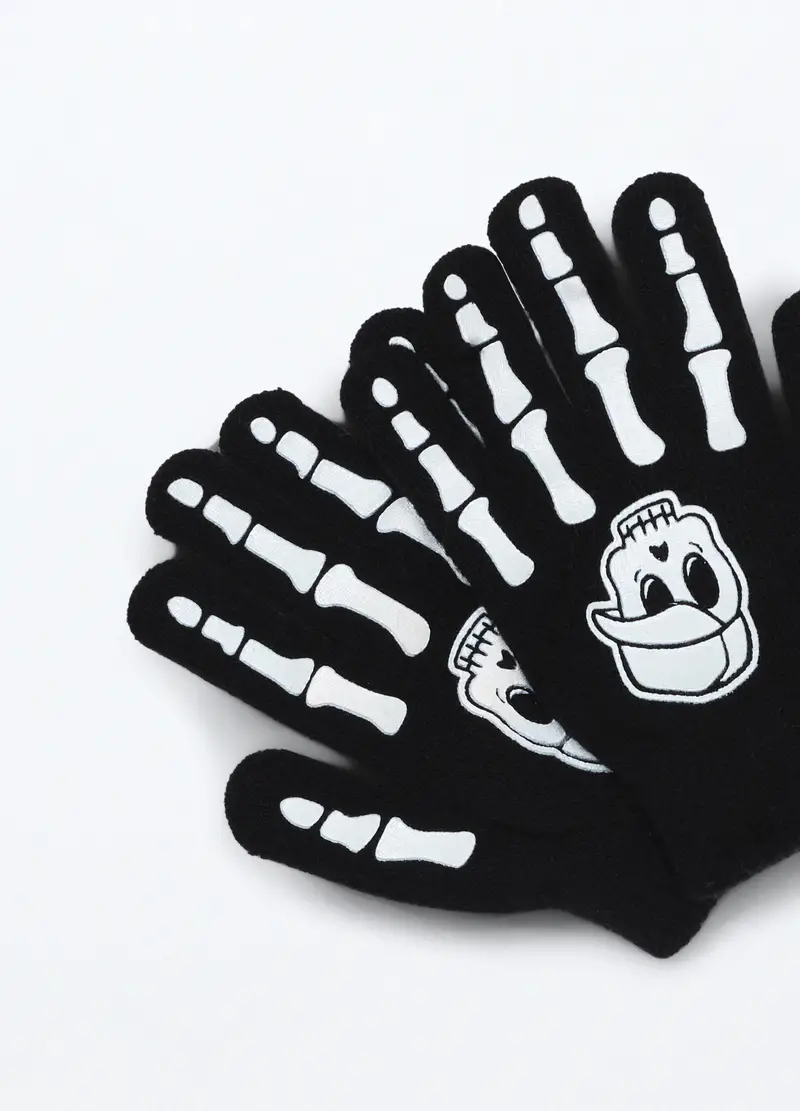 Blukids Guanti Bambino Nero 3756030 miniatura 3