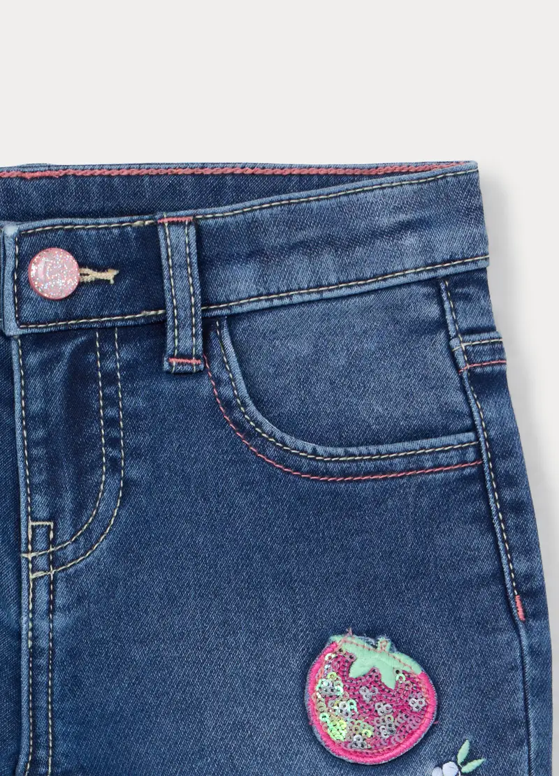 Blukids Jeggings Bambina Blu 4330888 miniatura 3