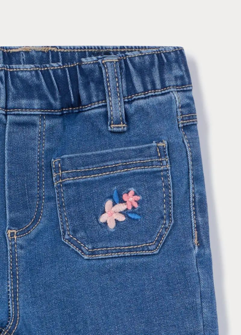 Blukids Jeggings Bambina Denim 4320130 miniatura 3