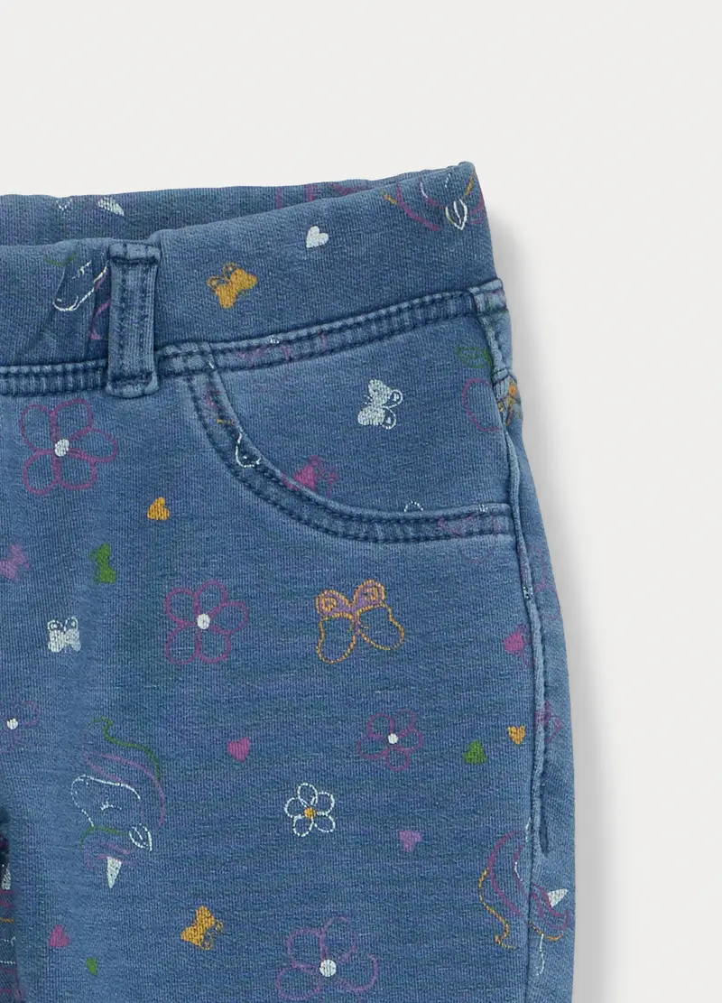 Blukids Jeggings Bambina Blu 4222210 miniatura 3