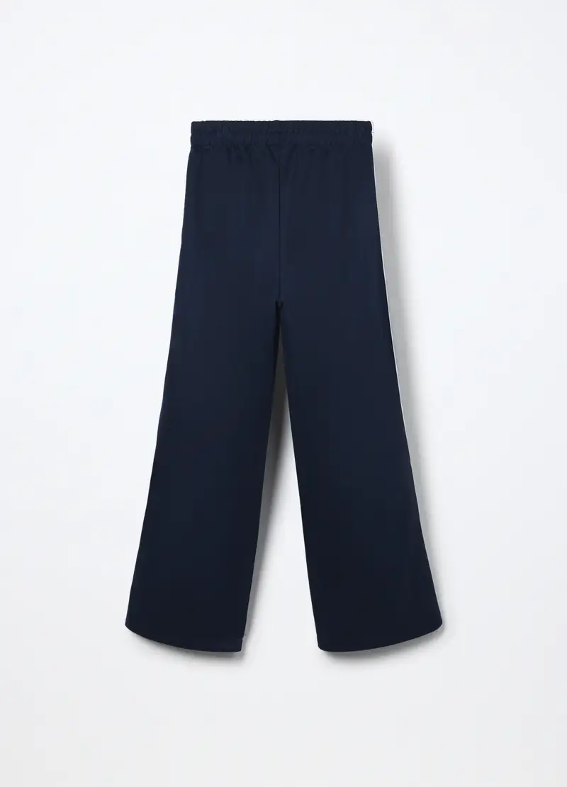 Jogger Con Vita Elasticizzata Ragazza, Bambina, Blu scuro miniatura 2