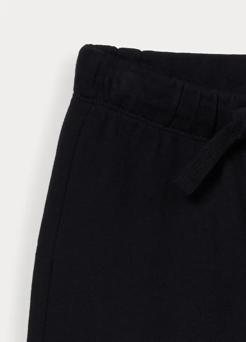 Jogger In French Terry Di Puro Cotone Bambino, Nero miniatura 3