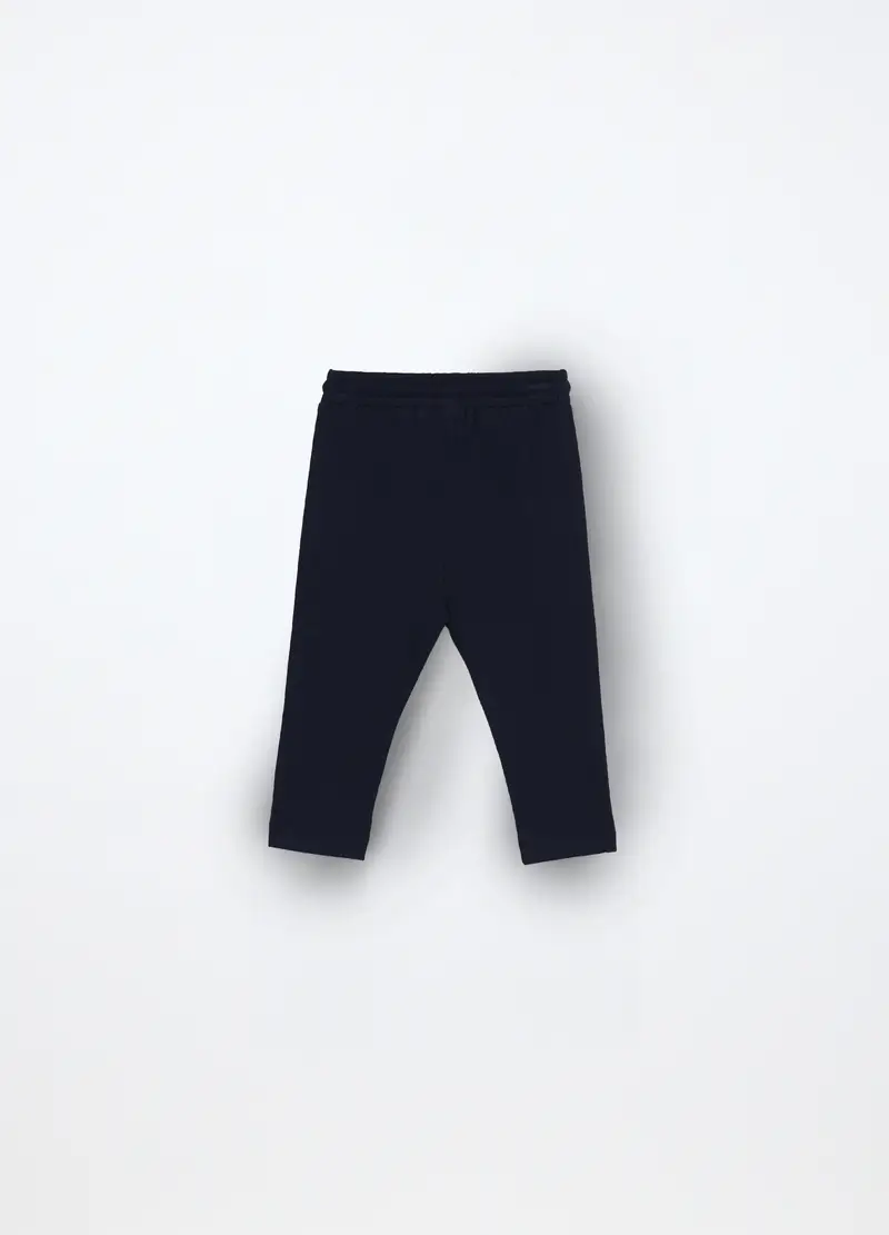 Jogger Misto Cotone Neonato, Bambino, Blu navy miniatura 2
