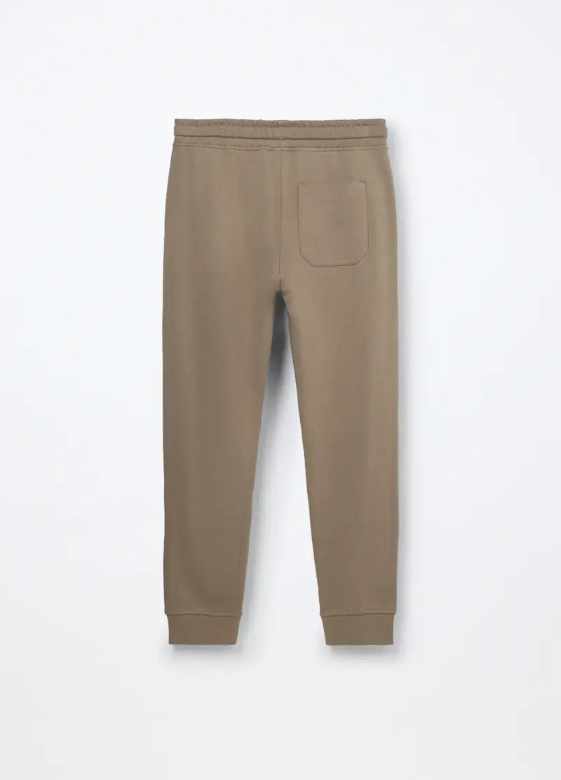 Blukids Joggers Marrone Chiaro in Cotone per Ragazzo miniatura 2