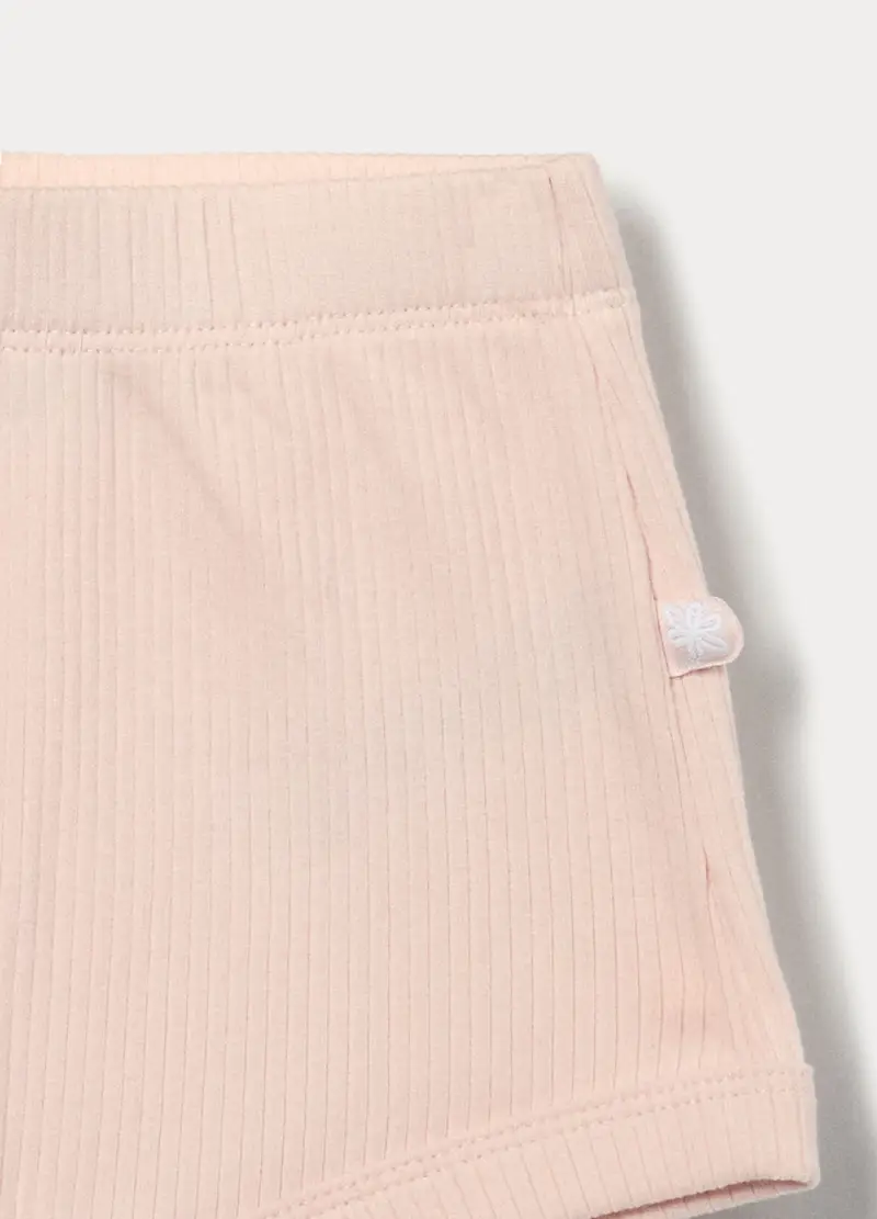 Jogging Set Disney In Jersey Stretch Neonata, Bianco/Rosa miniatura 3