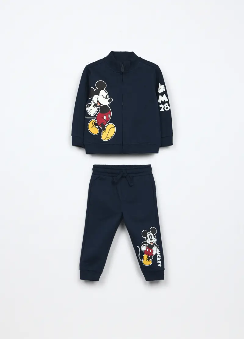 Blukids, Jogging Set In French Terry Di Puro Cotone Neonato, Bambino, Blu scuro, Taglia: 12-18