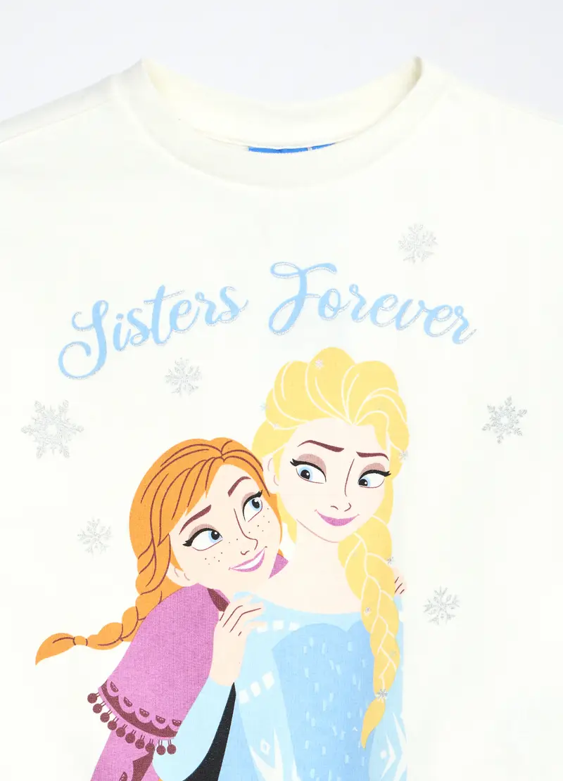 Blukids, Jogging Set In French Terry Stretch Bambina, Bianco, Taglia: 3-4 miniatura 2