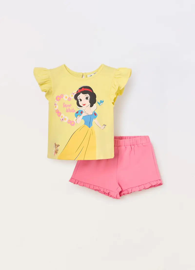 Blukids, Jogging Set In Jersey Di Cotone Stretch Neonata, Bambina, Giallo limone, Taglia: 9-12