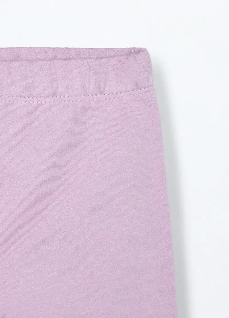 Jogging Set In Puro Cotone Fleece Neonata, Bambina, Blu scuro miniatura 3