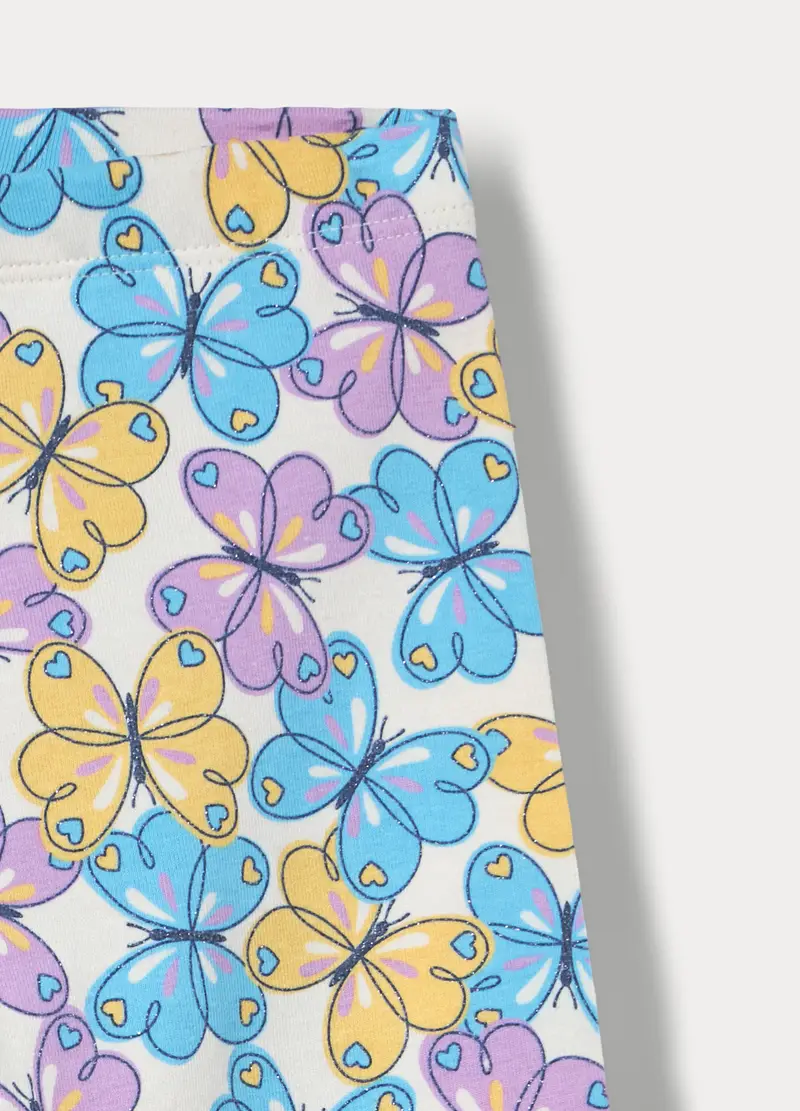 Blukids Leggings Bambina Bianco 4253808 miniatura 3