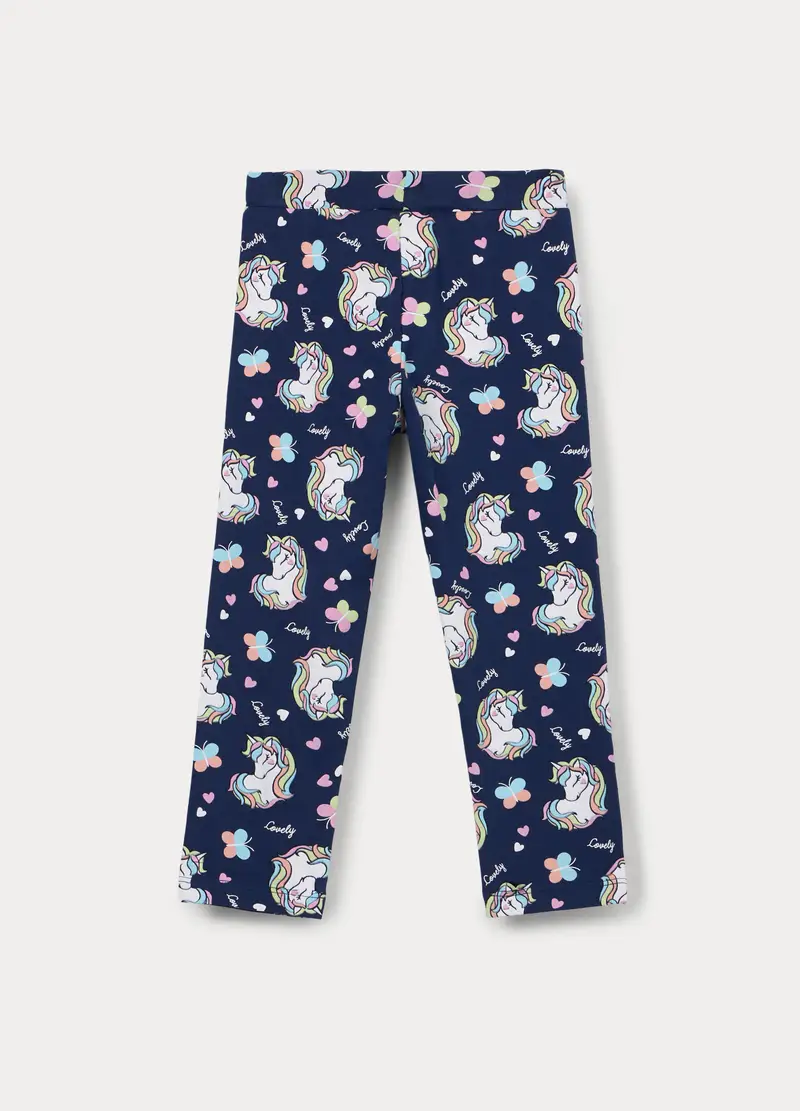 Blukids Leggings Bambina Blu 4221515 miniatura 2
