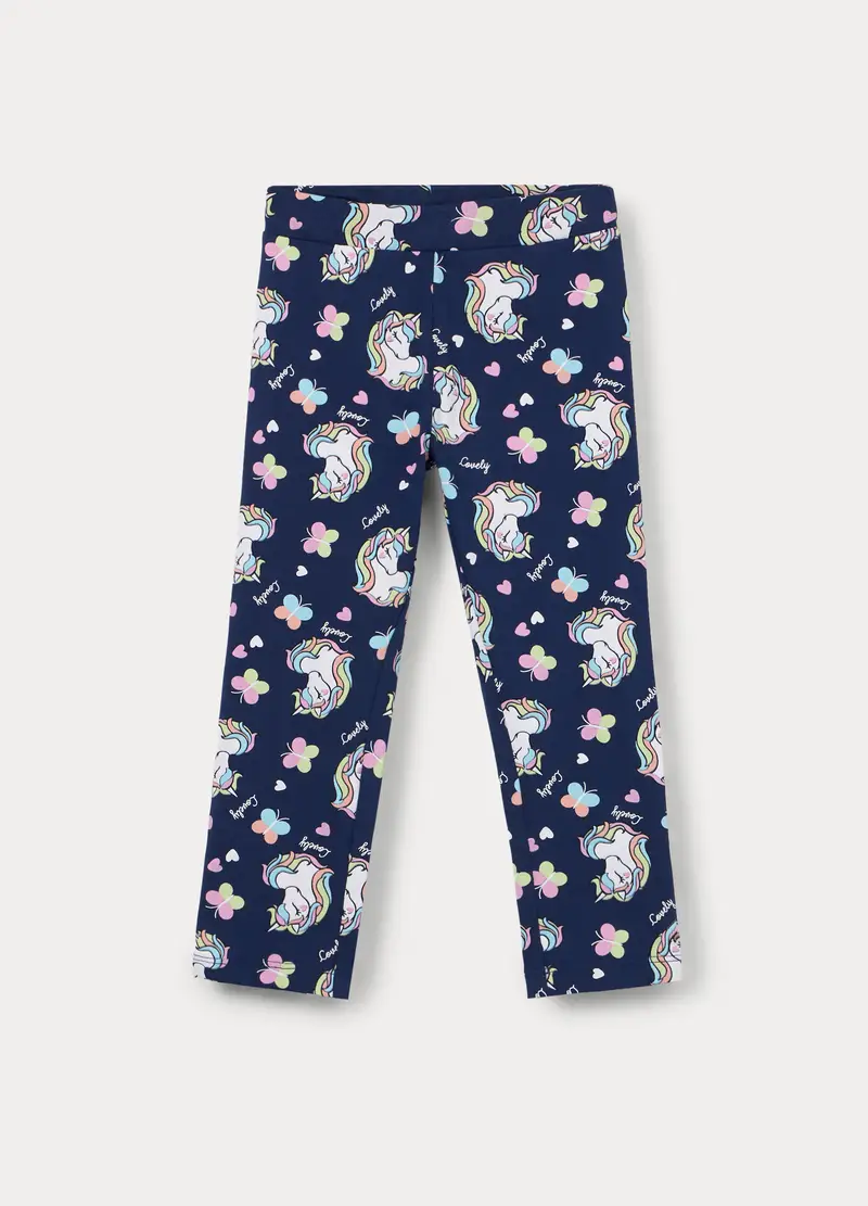Blukids Leggings Bambina Blu 4223349