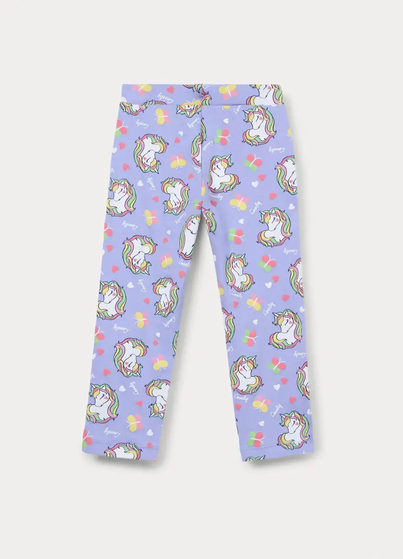 Blukids Leggings Bambina Lilla 4223350 miniatura 2
