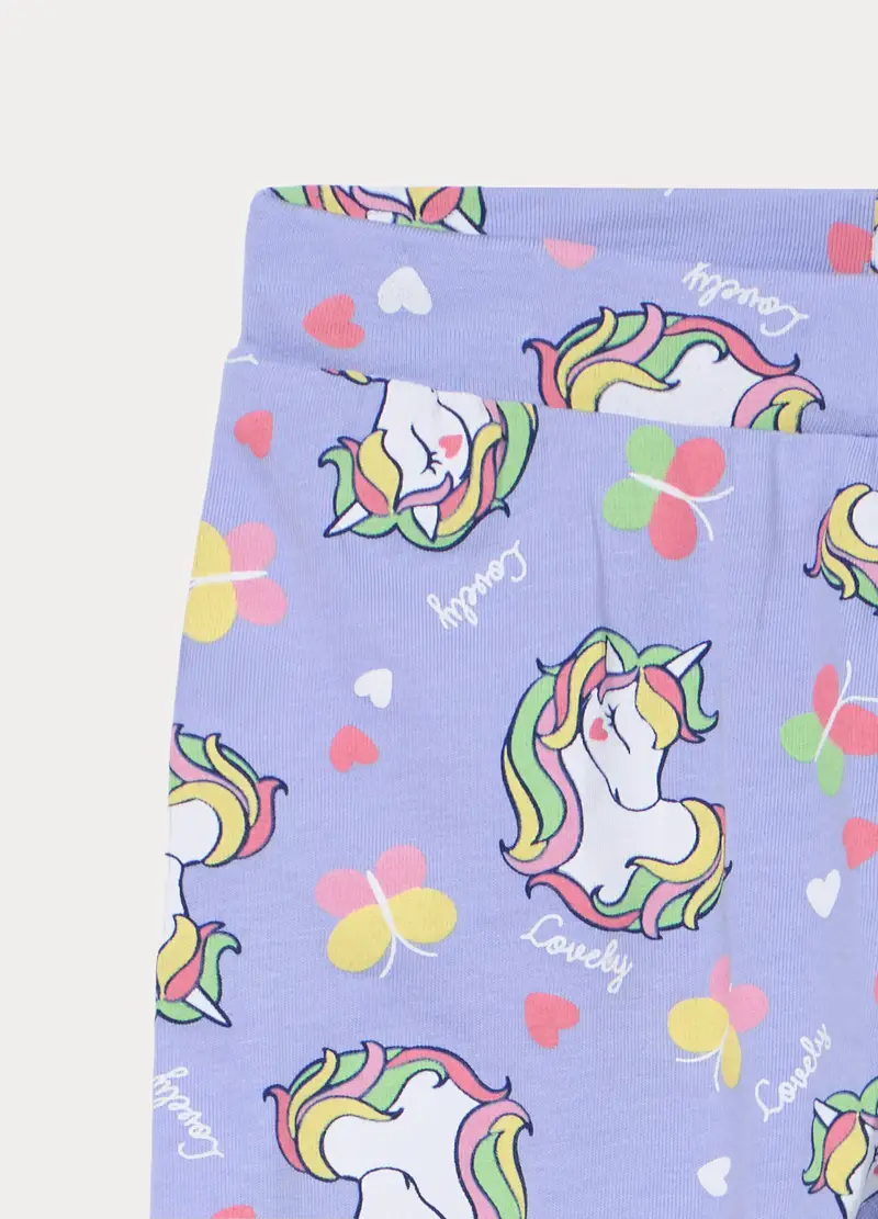 Blukids Leggings Bambina Lilla 4223350 miniatura 3