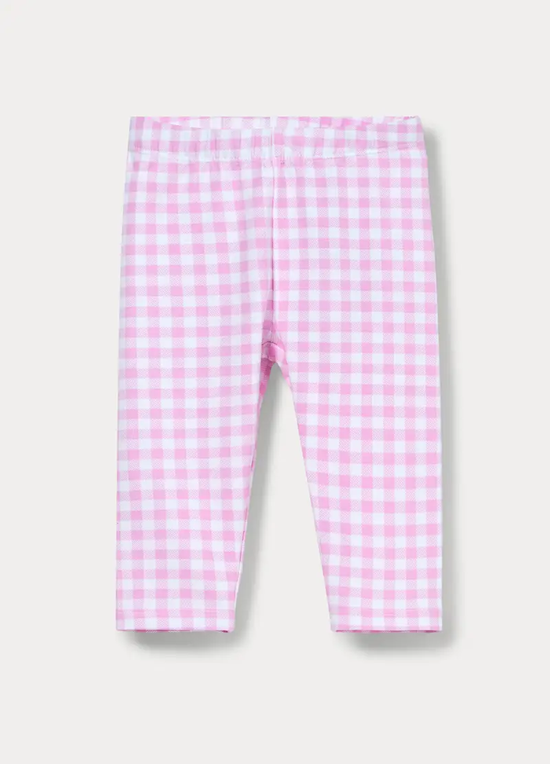 Leggings Fit Slim In Jersey Stretch Bimba, Bambina, Rosa pastello