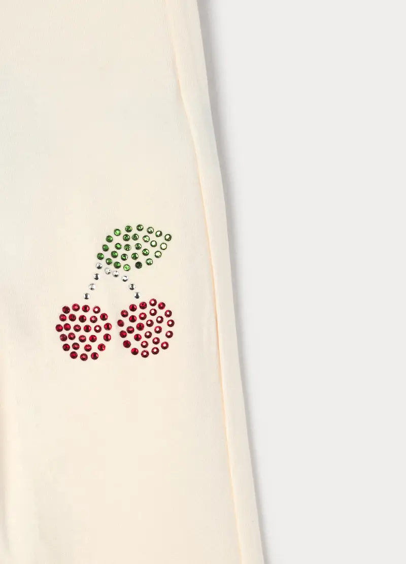 Blukids Leggings Bambina Bianco 4223120 miniatura 3