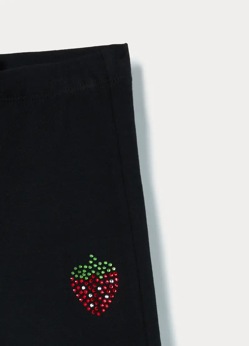 Blukids Leggings Bambina Nero 4223121 miniatura 3