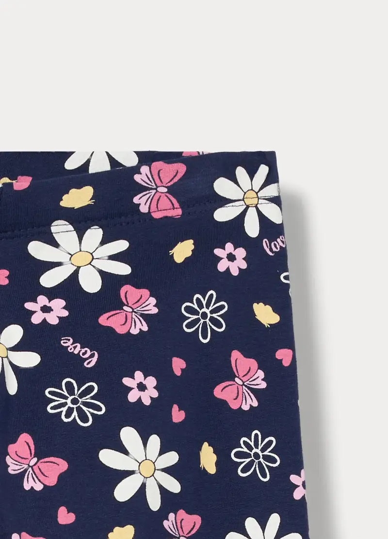 Blukids Leggings Bambina Blu 4222334 miniatura 3