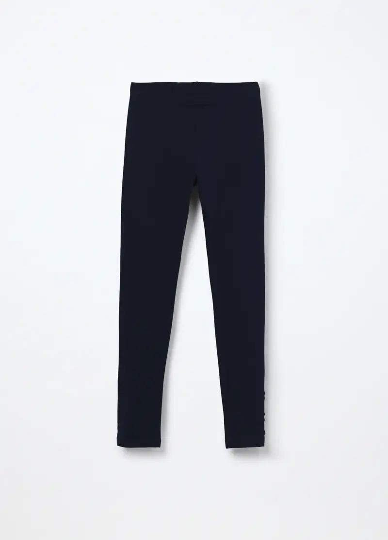 Blukids Leggings Bambina Blu 4251545 miniatura 2