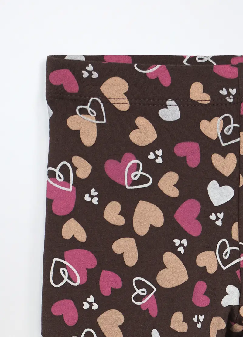 Blukids Leggings Bambina Marrone 2616887 miniatura 3