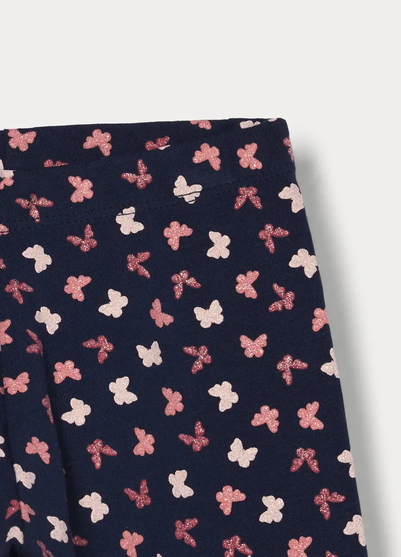 Blukids Leggings Bambina Blu 4222325 miniatura 3